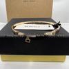 Iconic COA Enamel Hinge Bangle Bracelet