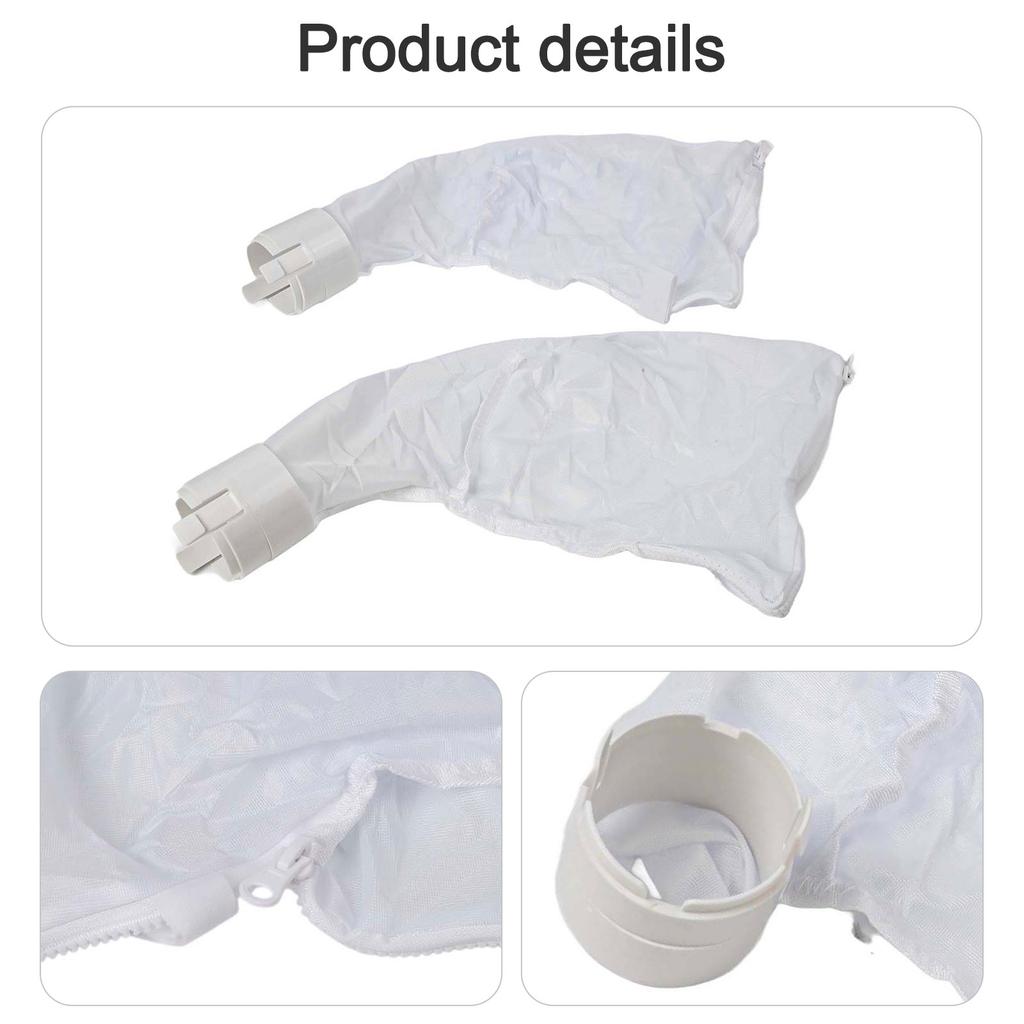 Zipper Filter Bag Pool Cleaner Bag Swimming Pool Maintenance Efficient Filtration Convenient Cleaning Solution