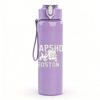 1PC Distressed White Blank Vintage Texture Print 750ml Portable Sports Water Bottle Leakproof Gym Outdoor Travel Drink Cup
