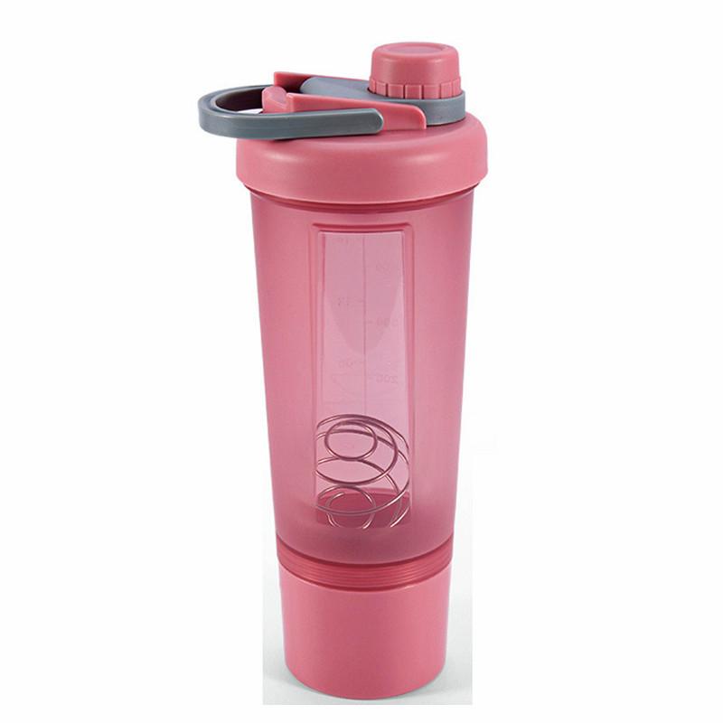 500ML Drink Water Bottle Whey Protein Powder Wire Mixer Ball for Water Bottle Active Water Bottle Leak Proof Nutrition Bottle