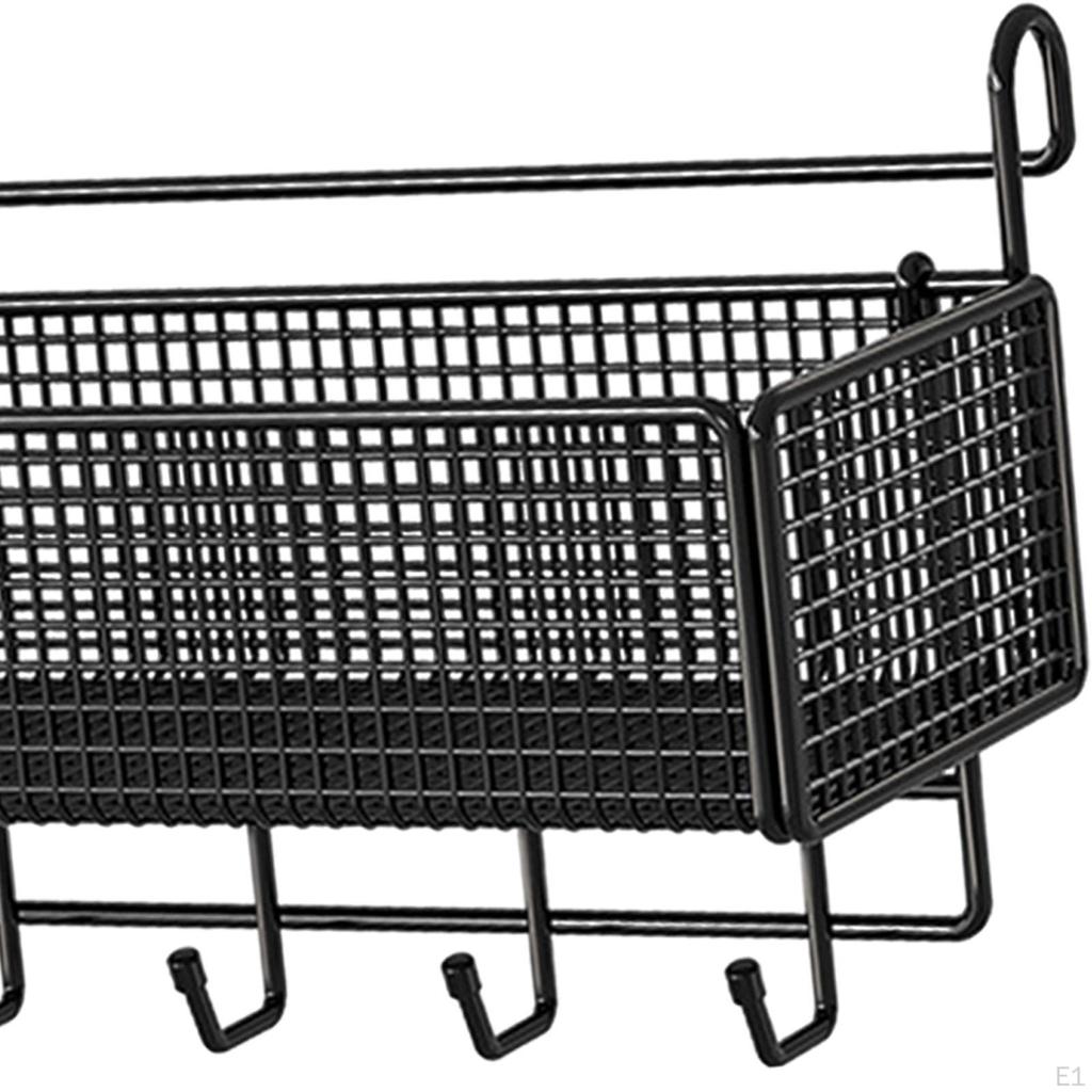 Desk Hanging Basket for Easy Organization, Wire Mesh Storage Solution