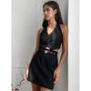 Fashion Style Sexy Halterneck Vest Short Skirt Two-piece Set Hanging Neck Vest Half Skirt Set
