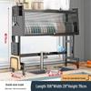 Over-Sink Dish Drying & Storage Rack