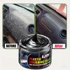 Car Interior Renewal Wax-Plastic Trim Revitalizer and Gloss Enhancer for Dashboards,Panels,Prevents Yellowing of Black Surfaces