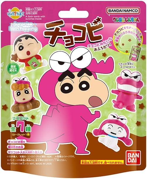 Bandai Bikkuratanago Bath Popping Crayon Shin-chan Choco Bee-like Bath Bomb Ages 3+