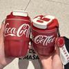 260ml Vakuumisolierter Becher Doppellagiger Strohhalmbecher Modische Mini-Kaffeetasse Reise Outdoor