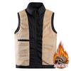 Casual Velvet Trendy Warm Vest for Men Versatile Windproof and Cold-resistant Large Size Vest
