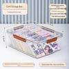 Miflame Clear Sealed Card Storage Box