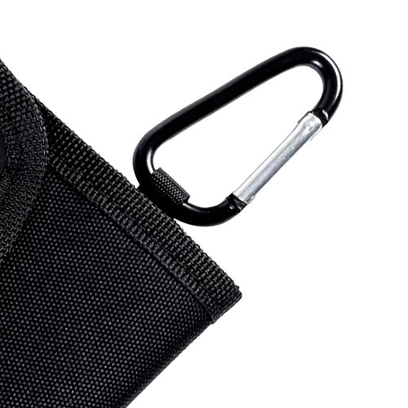 Fishing Lure Storage Wallet Waterproof Bait Bag Fishing Tackle Bag With Carabiner Soft Bait Case Fishing Rig Bag Tackleaccessory