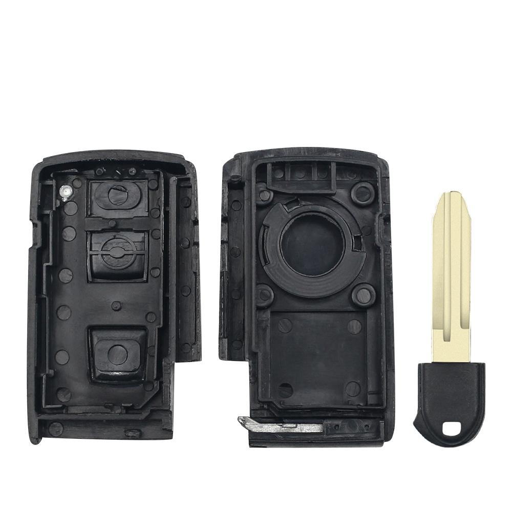 YOUBBA 2 Buttons Car Key Shell For Toyota Prius Corolla 2004 2005 2006 2007 2008 2009 Verso Camry Cover Smart Fob Case