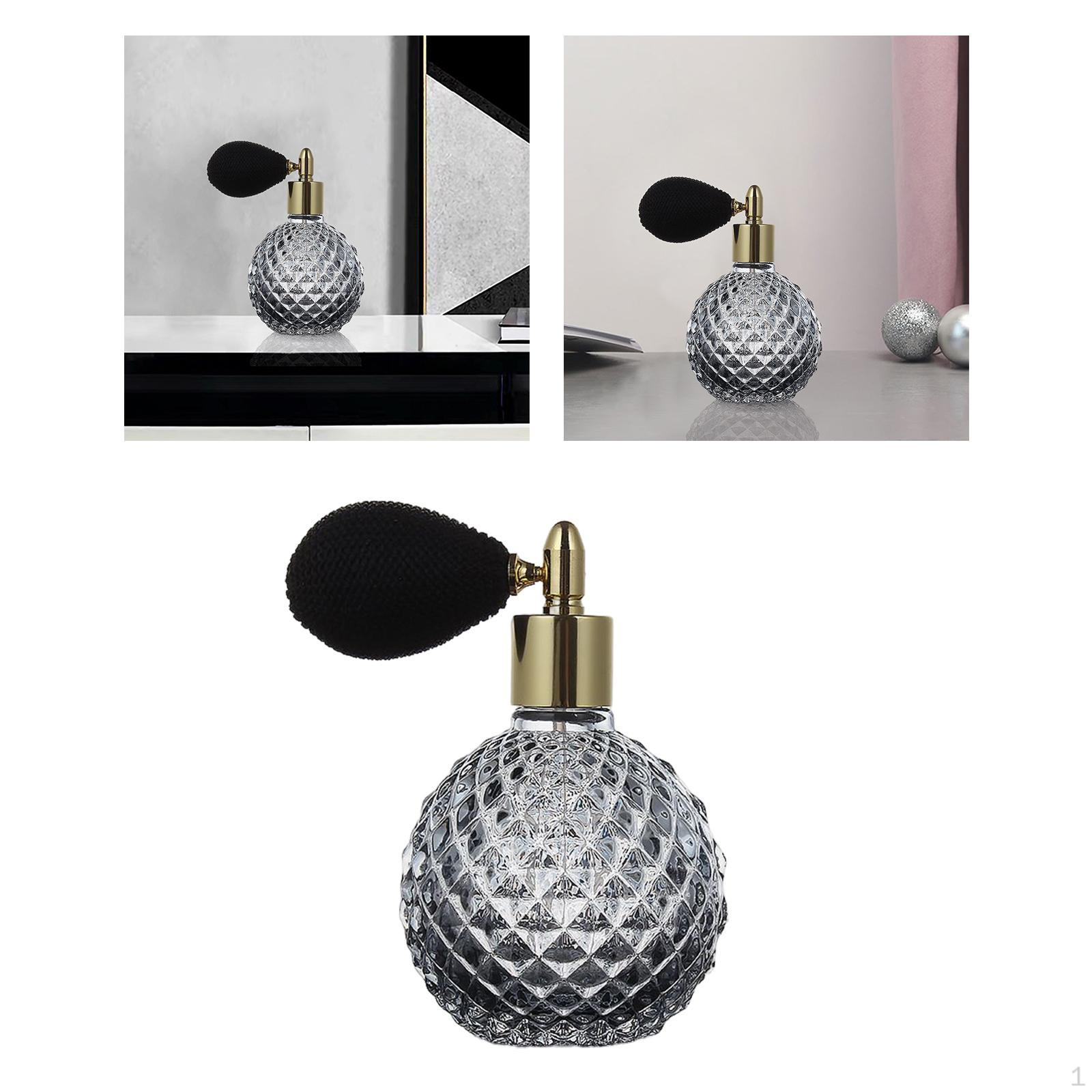 

Хрустальный флакон для духов, пустые флаконы, стеклянный флакон с насосом 100 мл, эфирное масло option2Gray_100ml