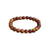 Classic Cypress Sandalwood Mala Bracelet – Unisex Single Circle Beaded Accessory