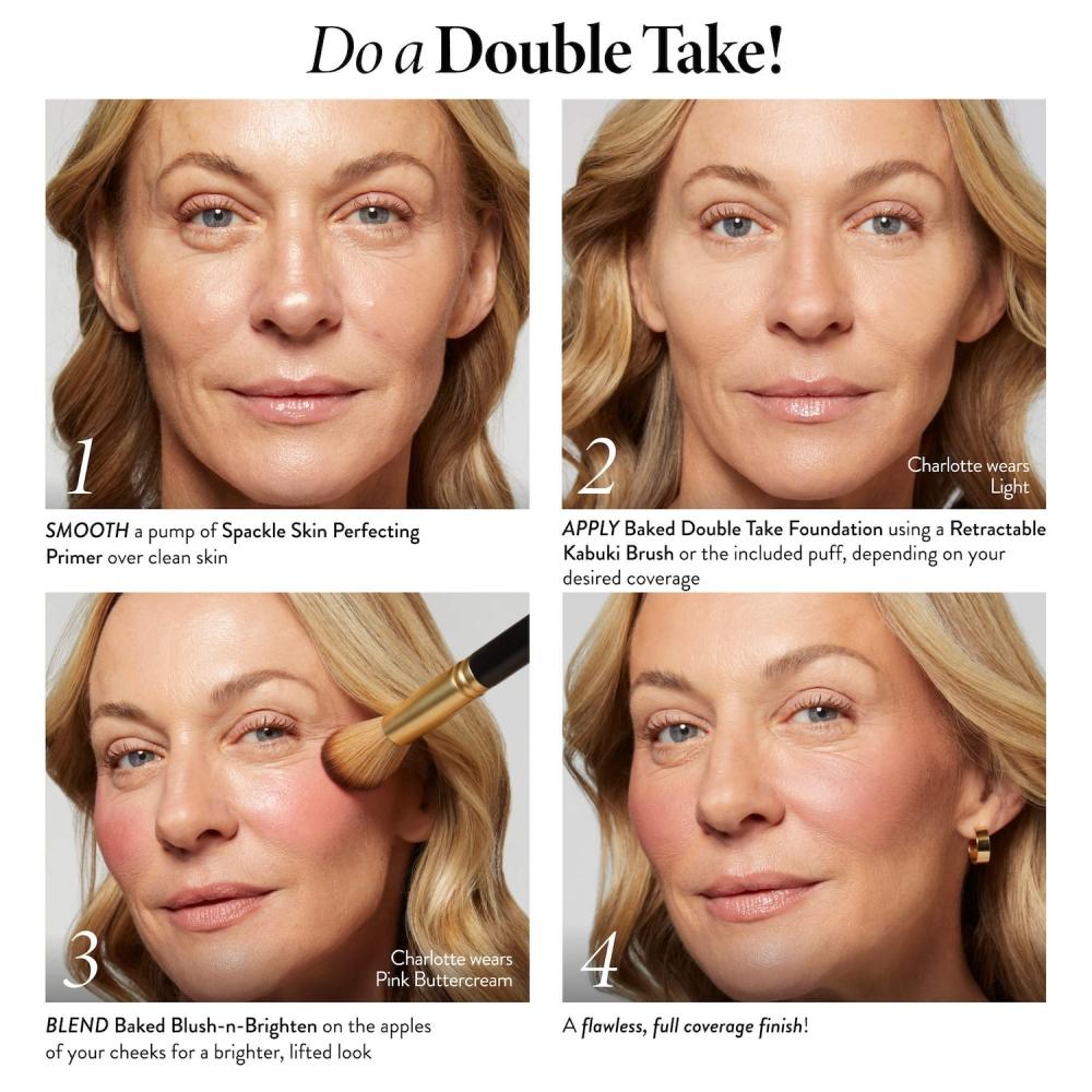 Laura Geller Double Take Powder Foundation 0.35 Oz Fair