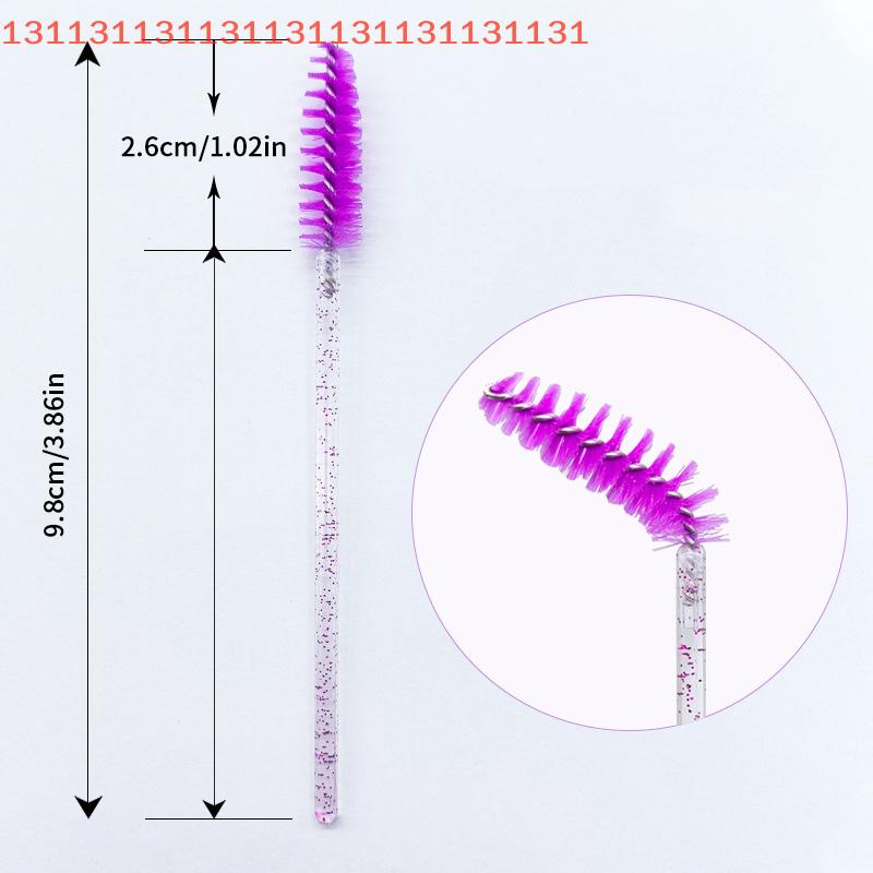 Disposable Crystal Eyelashes Brush Comb 50/100Pcs Eye Lashes Extension Mascara Wands Makeup Professional Makeup Beauty Tool