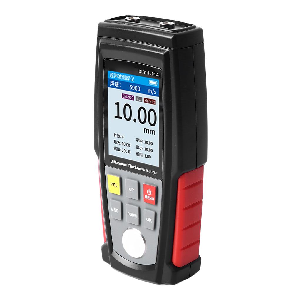 Ultrasonic Thickness Gauge High Accuracy Digital Display Paint Coating Thickness Meter for Metal Plastic Glass