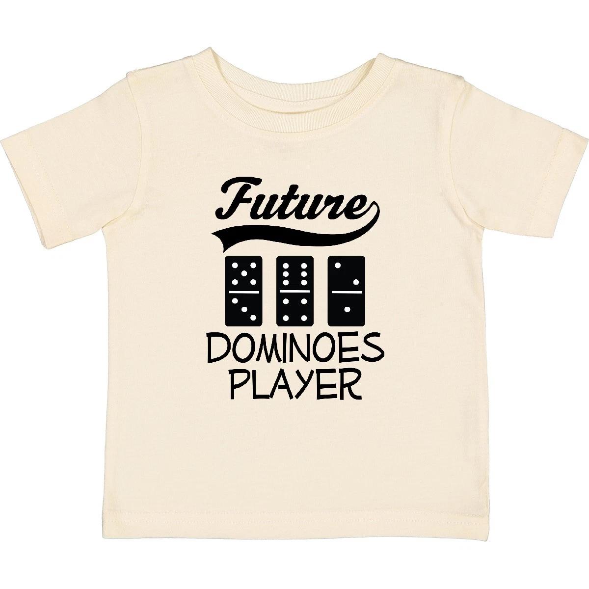 Inktastic Future Dominoes Player Game Baby T-Shirt Childs Lover Infant Tees 110