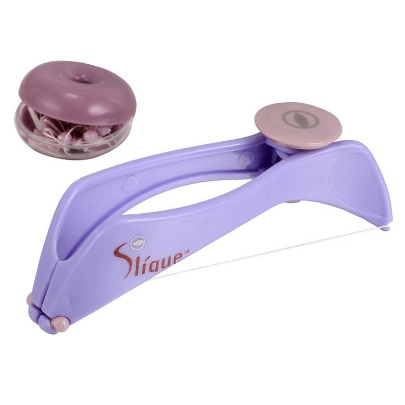 Mini rimozione dei peli del viso da donna Epilatore a molla Epilatore per il viso Defeatherer Depilazione Trucco fai da te Strumento di bellezza per le guance Sopracciglio