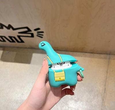 Cover Protettiva in Silicone Antiurto con Giraffa e Dinosauro 3D per Auricolari per Custodia Airpods Pro 2/Airpods Pro/Airpods 1/2/3 per Bambini