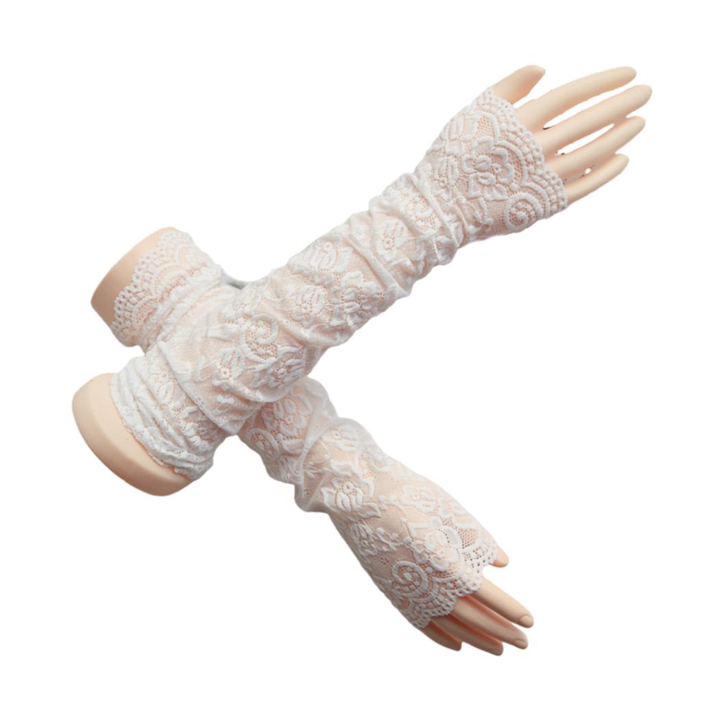 Popular Mesh Lace Sleeves Arm Covers for Driving Cycling Decorative Armwear Breathable Fashion Flower Arm Protectors