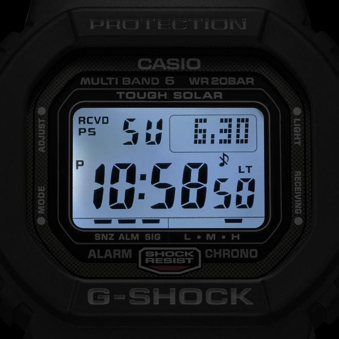 CASIO G-SHOCK Men's Watch Digital Solar Radio Wave Black GW-5000U-1JF