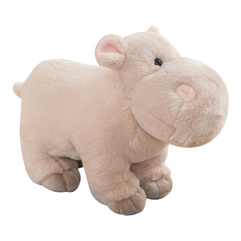 White Hippo Doll Doll Cute Coaxing Sleep Plush Toy Cute Pet Ornament