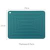 Silicone Dish Pot Drying Mat Heat-resistant Tableware Cup Draining Mat Kitchen Non-slip Round Rectangular Coaster Pad Table Mat