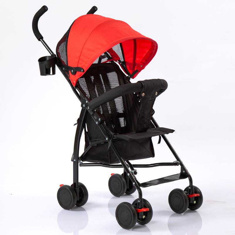 Lightweight Foldable Baby Stroller for Sitting or Lying