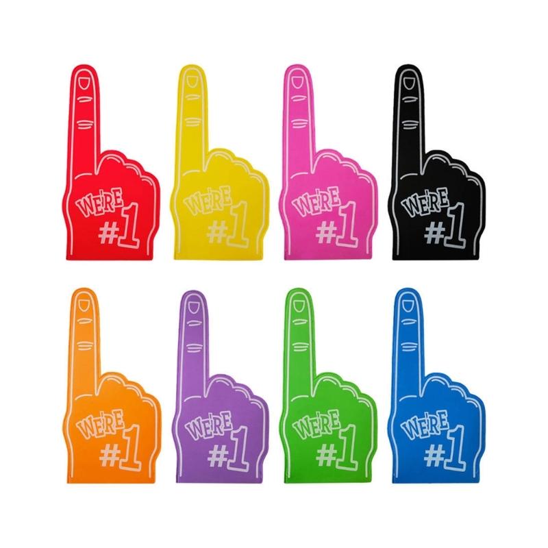 

8pcs EVA Sponge PalmS Cheering Gloves for Sports Game Festival Cheering Props Noisemakers Foam Hand Party Accessories 1