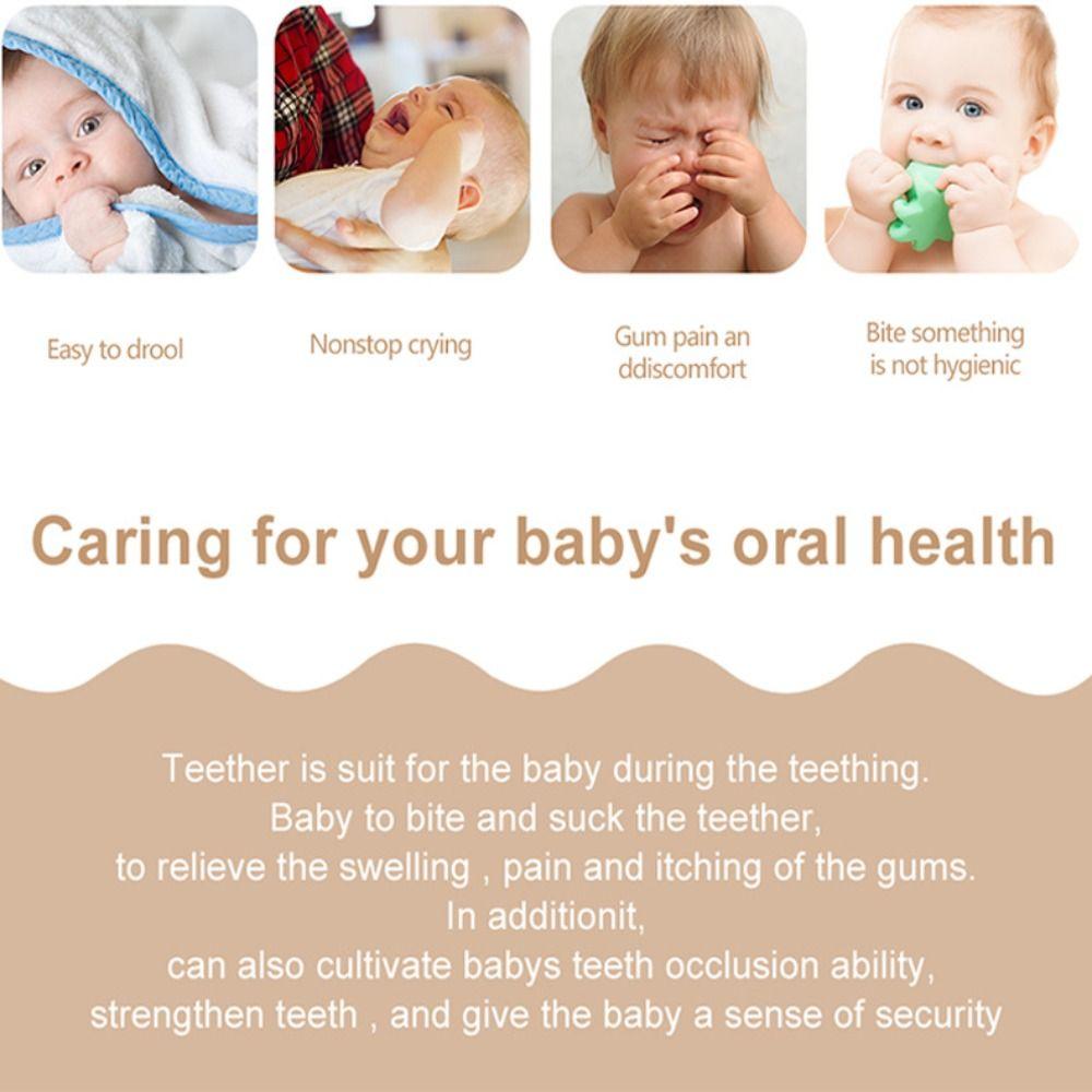 Star Pacifier Holder Clips Wood Baby Teether Toys Straps Adjustable Baby Pacifier Chain  Toddler