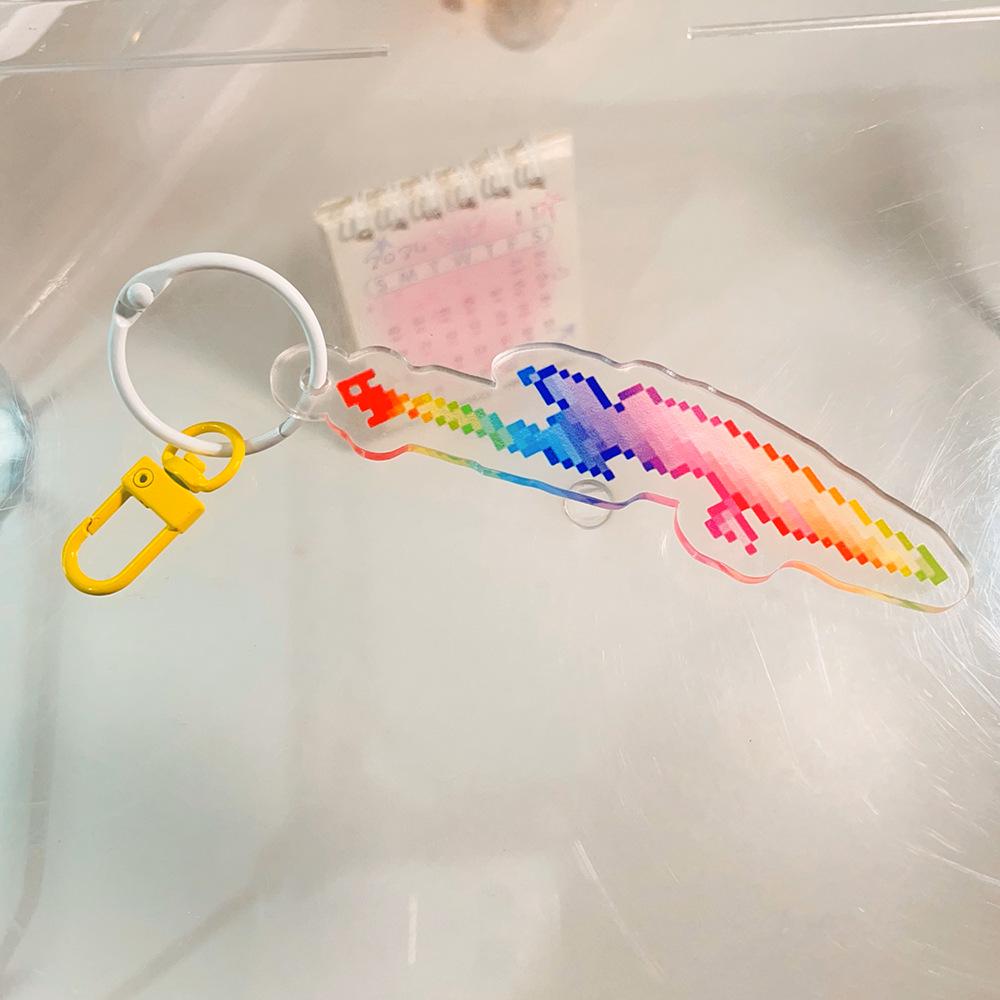 My World Peripherals 10CM Extra Large Minecraft Undead Totem Acrylic Keychain Pendant