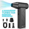 130000 obr./min Elektryczny Wentylator Turbo Wysokiej Prędkości Gwałtowny Wentylator Turbo Potężny Dmuchawa Sprężonego Powietrza do Klawiatury Komputera Odkurzacz Samochodowy