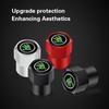 QLT4 4Pcs Car Pendant Car Wheel Tire Valve Caps Airdust Covers For Skoda Octavia Kodiaq Fabia Superb Karoq Yeti Vrs Accessories