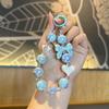 Colorful Bow Beaded Phone Charm for Girls & Couples - Bag Charm & Car Keychain