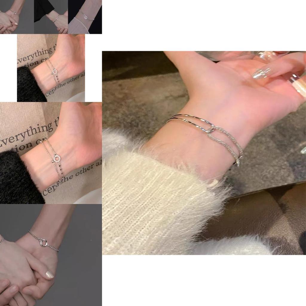 Stylish Double-layer Geometric Bracelet For Women 2023 Fine Craftsmanship