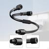 Outdoor Lights Extension Cable Cord Plug and Play Portable Versatile Y Splitter for Light