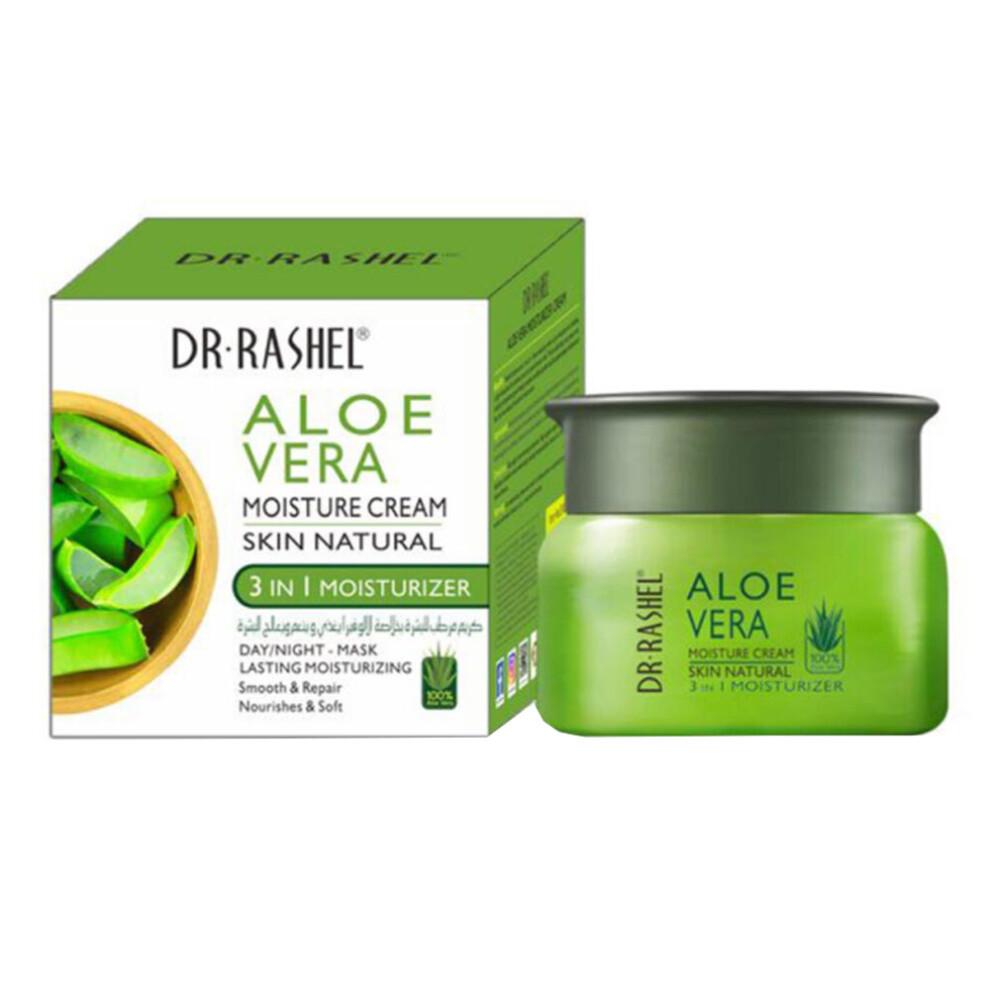 Dr Rashel Aloe Vera Moisturizer Cream| Hydrating and Soothing Cream for Healthy, Soft Skin - 50g less