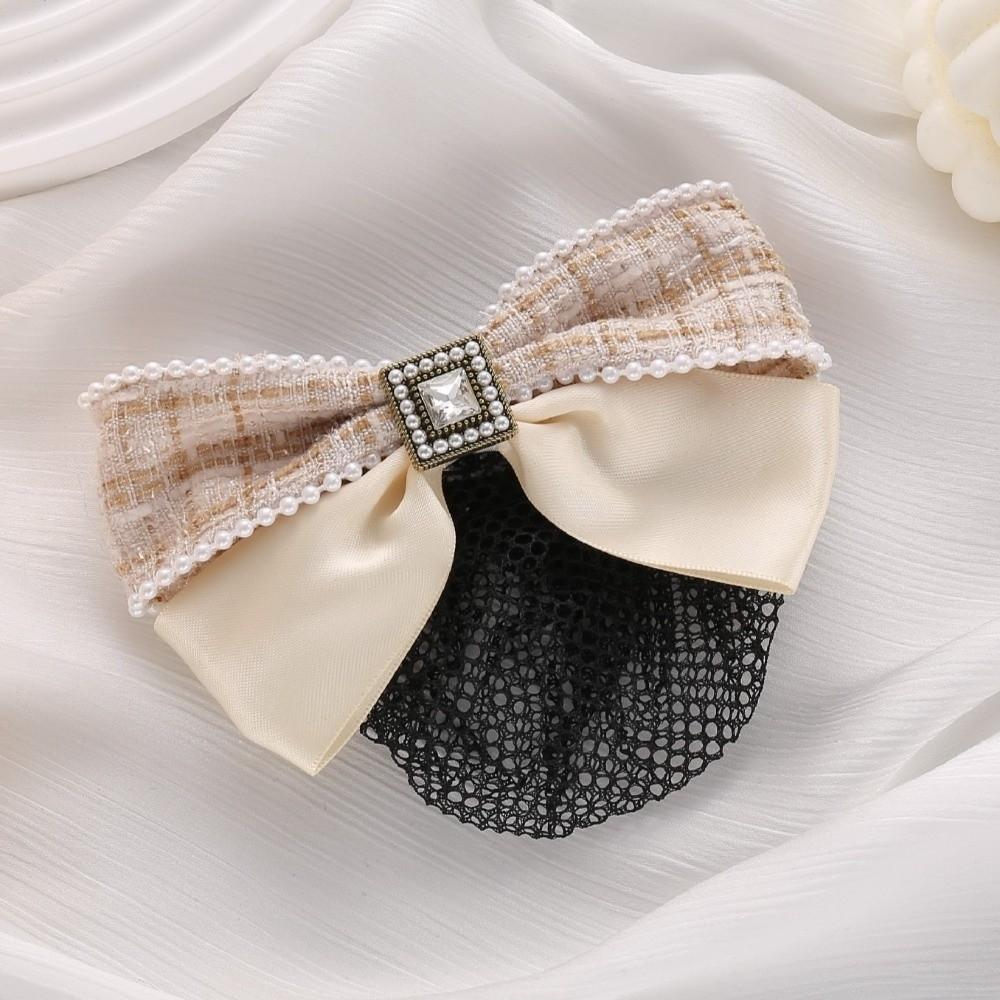 Elegant Bun Snood Hair Clip Fine Mesh Nurses Spring Clip Net Bun Hair Cover  Formal Events