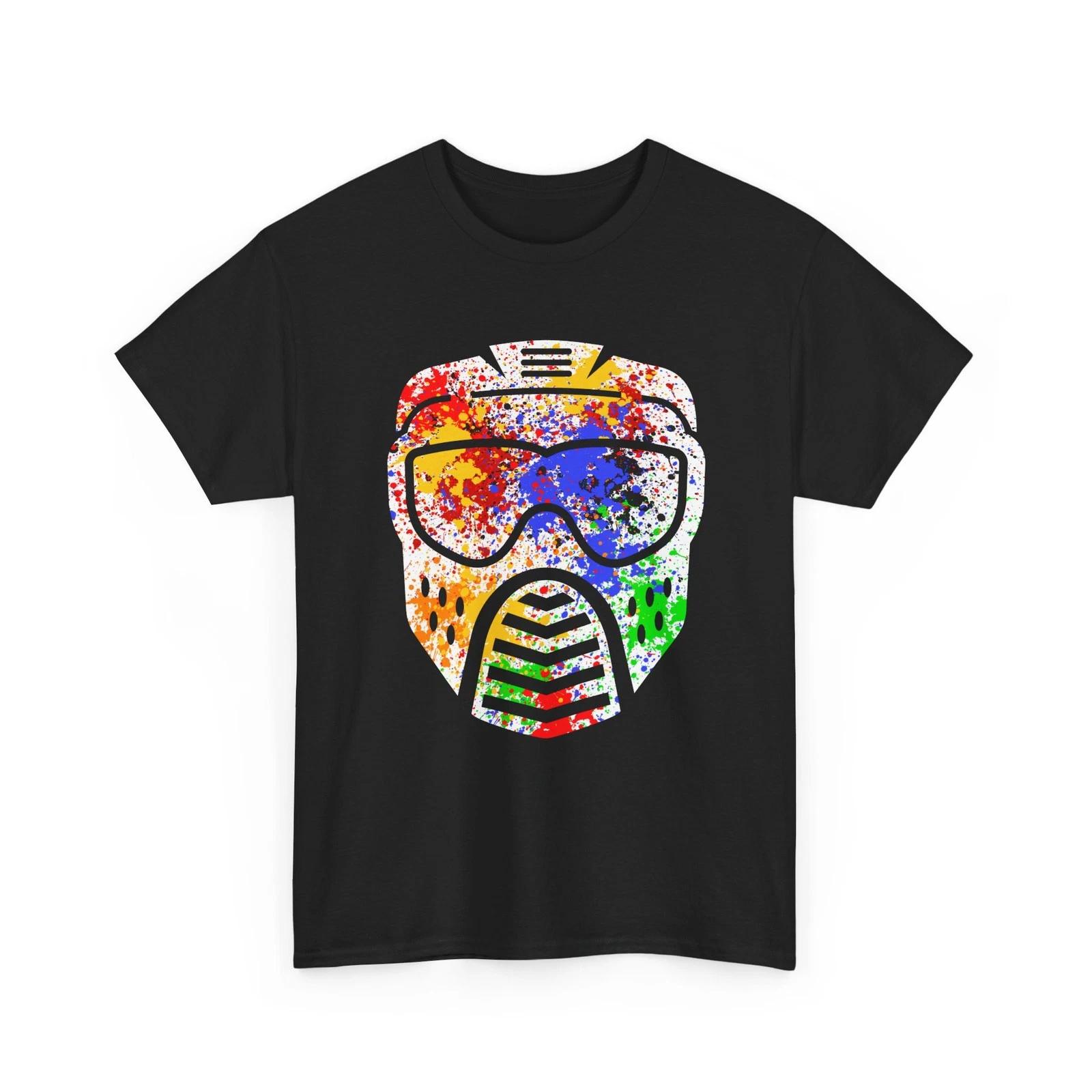 Paintball Shirt, Paintball Mask Paintballing Lovers Paintballer Women Men Shirt 2XL