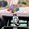 Rückspiegel Katze Anhänger Niedlich Cartoon Kinder Spaß Dekoration Bunte Luftballons Katze Auto Anhänger Heimdekoration Handwerk