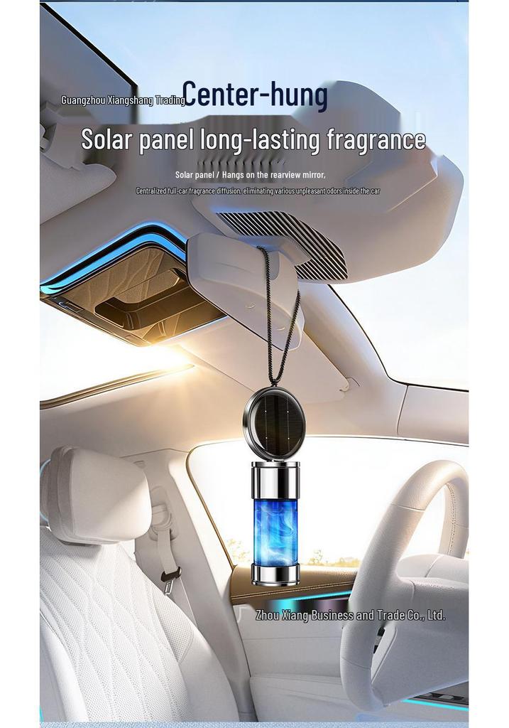 Xiaopeng Car Solar Rearview Mirror Perfume Ornament - Long-lasting Fragrance
