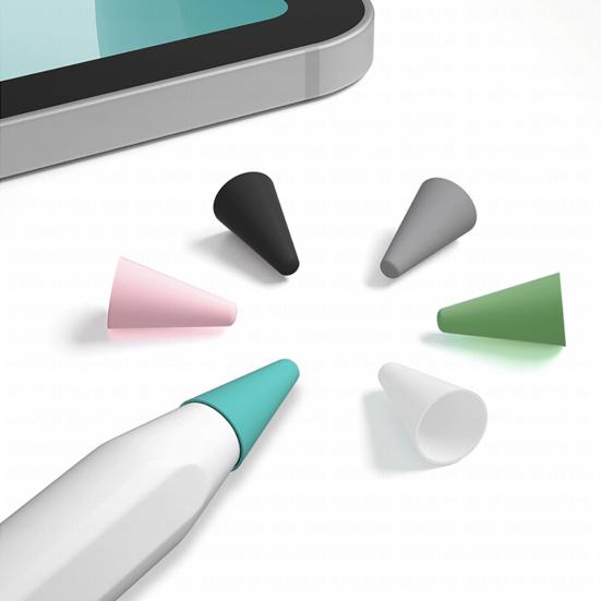 3Pcs Pen Protective Case Anti-falling Convenient Silicone Writing Stylus Cover for Apple Pencil 1/2