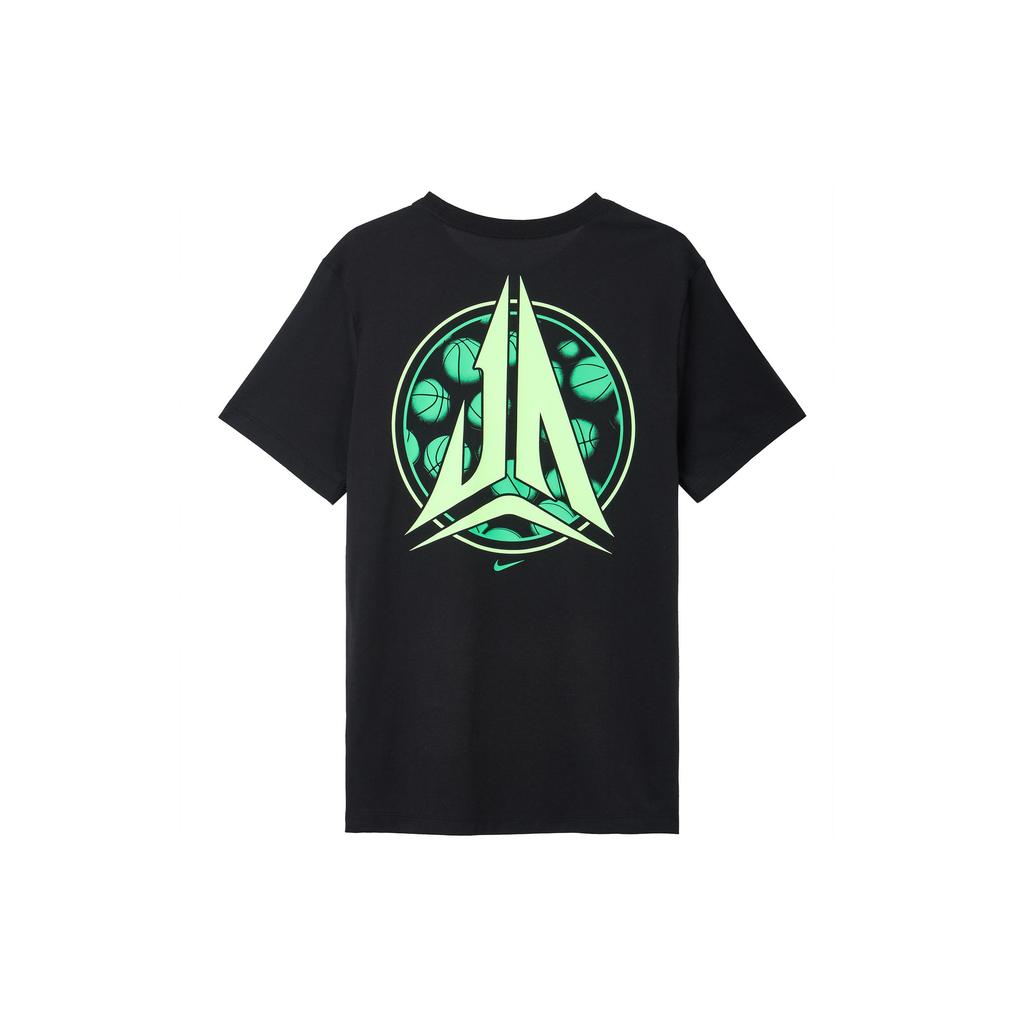 Nike Printed Round Neck Casual Short Sleeve T-Shirt Men Tops Black FQ4911-010