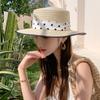 Straw Sun Hat With Wide Brim For Beach Vacation And Sun Protection