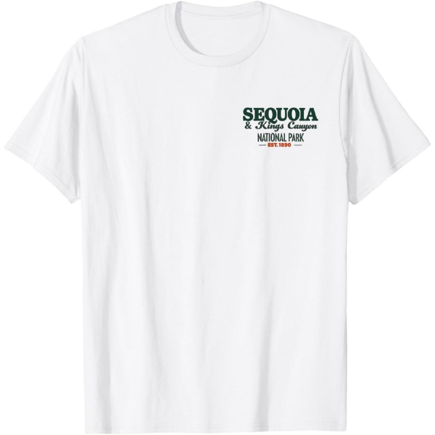 Sequoia Kings Canyon National Parks (FRONT AND BACK) T-Shirt S