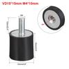 1Pcs Male Thread Rubber Shock Absorber Anti-vibration Damper Mount New Crash Pad  Tool Parts