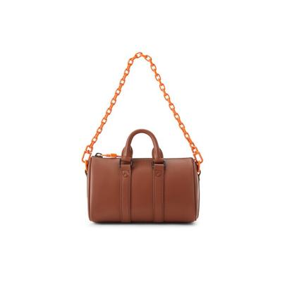 Charles & Keith Casual Zipper PU Shoulder Tote Bag Women Bags Brown Black Beige CK2-51220008