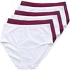 6pcs Cotton Women Panties Lady Plus Size Underwear High Waist Briefs Breathable Solid Color Female Lingerie Shorts