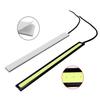 2pcs Ultra Thin Bright LED Car COB Daytime Running Lights Waterproof Night Lighting Decorative Ambient Lamp Bar 12V Universal Dome Lights 6