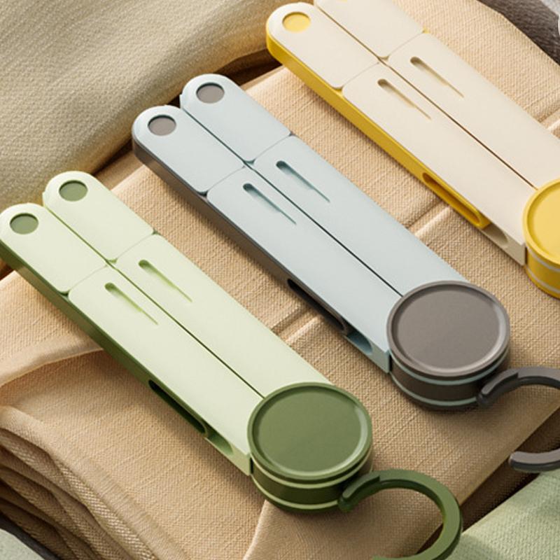 Travel Folding Clothes Hanger Portable Multi-Functional Clothes Hanger With Clip Bold Clothes Drying Rack Hanging Shoe Rack