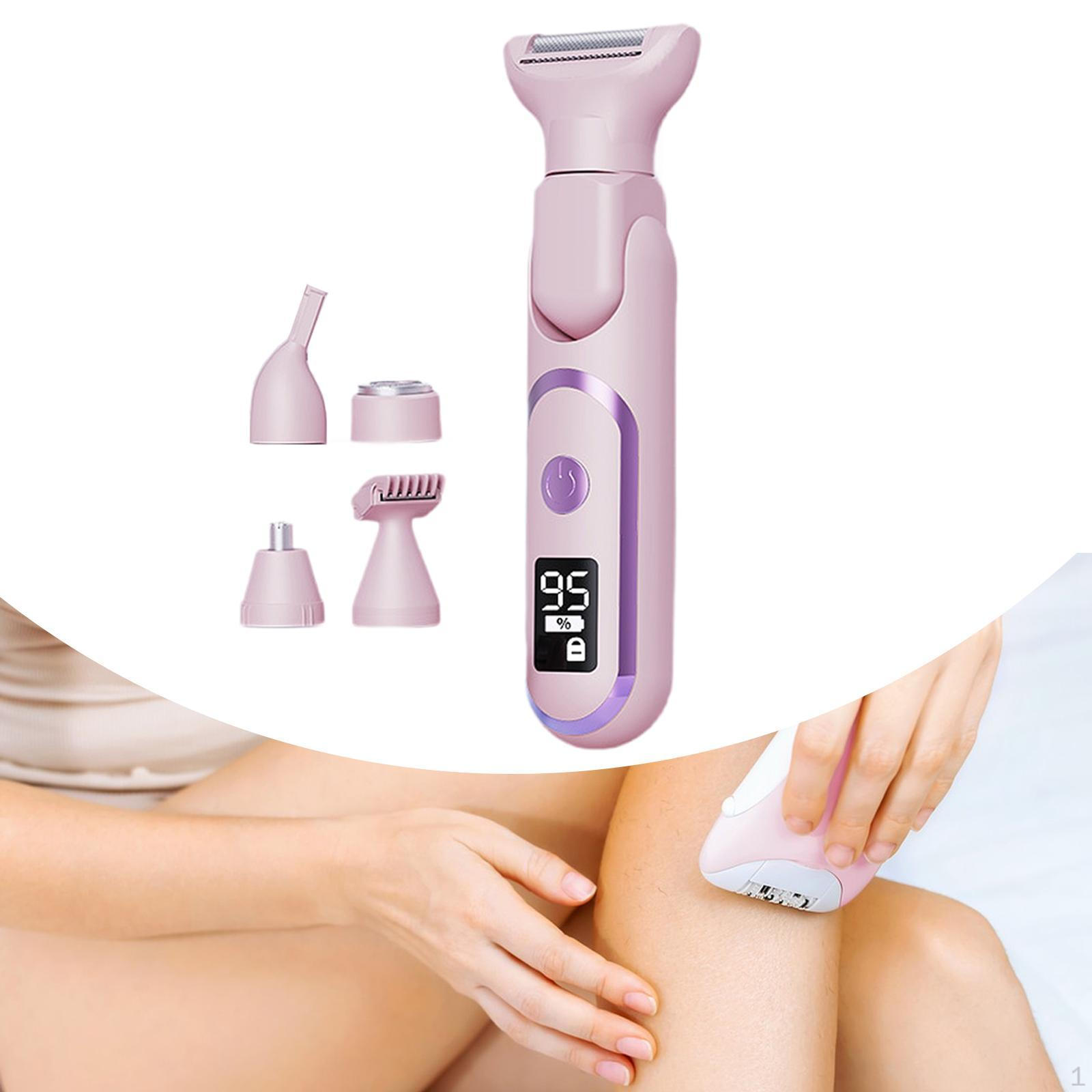 

Електрична жіноча бритва Тример для волосся на тілі Легке очищення Догляд Бікіні для рожевий